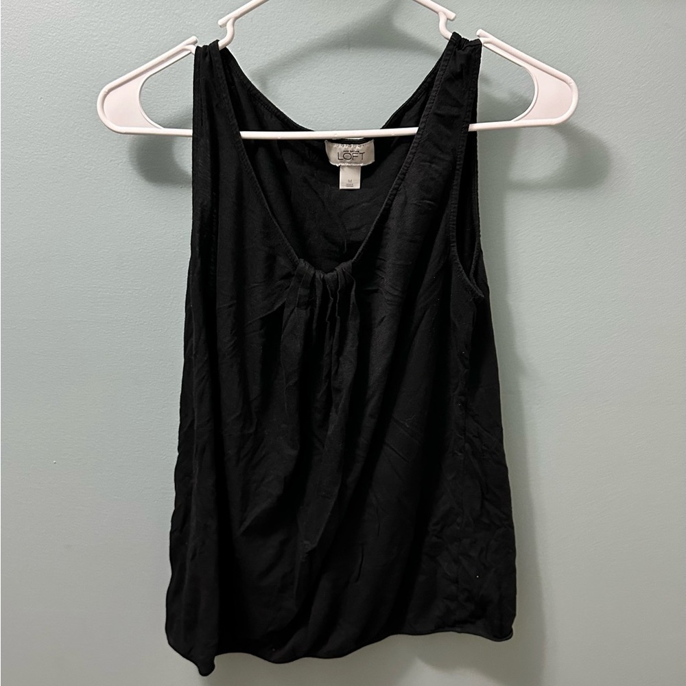 Ann Taylor Loft black Tank medium